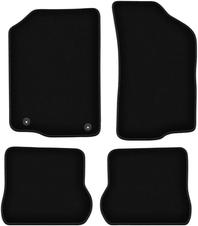 BASIC zwarte veloursmatten voor: Volkswagen Scirocco II coupé (1981-1992)