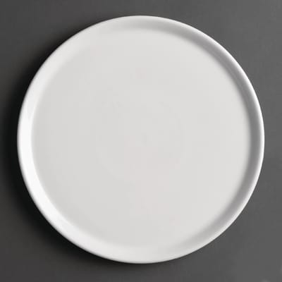 Royal Porcelain Classic White porselein pizzaborden 255mm (12 stuks)