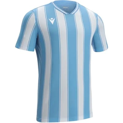 Macron Sceptrum Shirt Korte Mouw Heren - Hemelsblauw / Wit | Maat: 3XL
