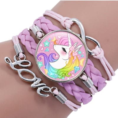 Hiden - Unicorn Armbanden set - Kinderen - Sieraden - Kleuren - Dieren - Vakantie - Roze