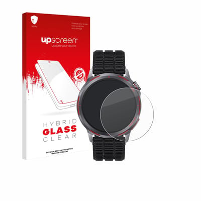 upscreen - Screenprotector voor Huawei Watch GT Runner 2 - Folie Beschermfolie Beschermglas transparant