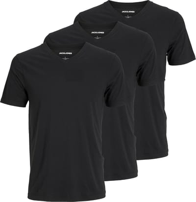 Jack & Jones T-shirts 3-pack Effen T-shirts