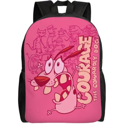Sac à dos Anime Chien Lâche 3D pour Filles Garçons Slapstick École Collège Sacs de Voyage Sac à Dos pour Ordinateur Portable 15 Pouces One Size