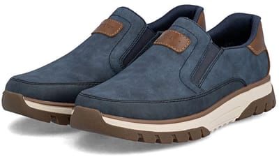Rieker Heren Slippers Halfschoenen Comfort B9350-15 Blauw