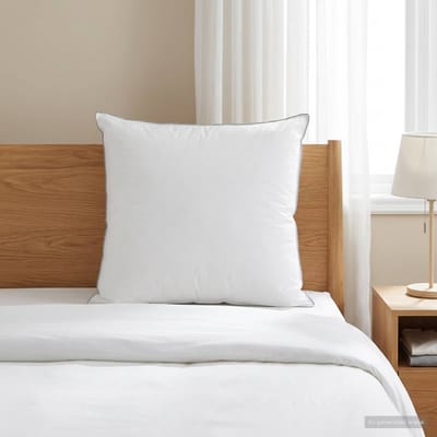 vidaXL - Hoofdkussen - 50 - x - 50 - cm - Australische - Wol - Wit