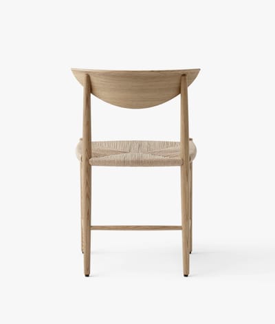 &Tradition Drawn HM3 Stoel - white oiled oak
