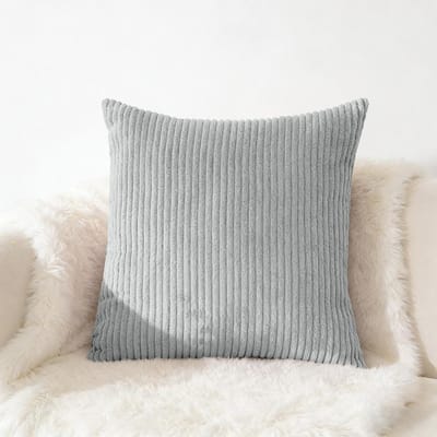 Corduroy Kussensloop 40X40 45X45 50x50cm Zachte Pluche Flanellen Kussenhoes Pluizige Bank Kussensloop voor Sofa Woonkamer Decoratie 45X45CM