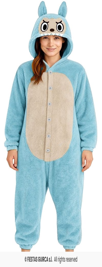 Lulu Monster Onesie Vrouw Blauw