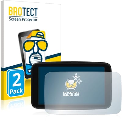 BROTECT - Screenprotector voor TomTom Go Discover 5" - Folie Beschermfolie matte 2 Stuks