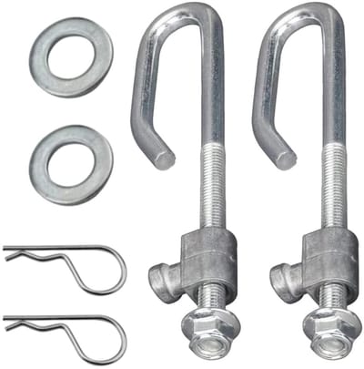 Dailygoods- Deck Lift Hanger Rod kit - Vervangt onderdeelnummers GX24864/GX21718 - Compatibel met E-serie en D-serie - Hoge kwaliteit - Voor diverse modellen - Inclusief bevestigingsmaterialen - Hefframe