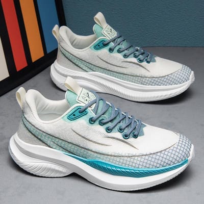 CYYTL Ademende Sneakers Casual Outdoor Herenschoenen Zomer Hardlopen Wandelen Sport Mode Tennis Luxe Platform Designer Loafers 45 gray