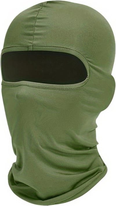 Livano Ski Masker - Ski Mask - Balaclava - Winter Masker - Bivakmuts - Full Face Mask - Groen