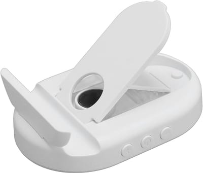 Slaap Geluidsmachine - Kussen Luidspreker - Ontspannend Slapen - Botgeleiding Technologie - 12 x 9 x 3 cm - Wit