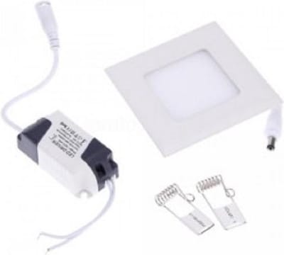 3w Led Paneel - Vierkant - inbouwspot - 6000K - Koud wit