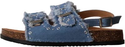 Kinderslippers met gesp