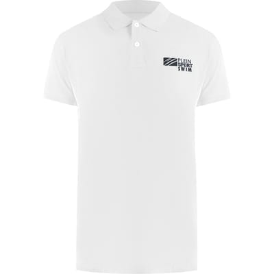 Klassieke Korte Mouwen Collo Logo Polo Shirt in Wit