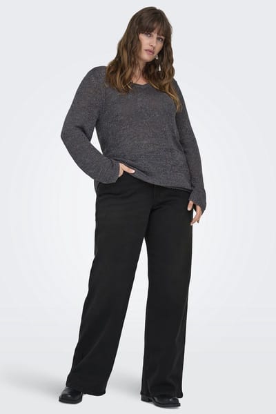 ONLY CARMAKOMA - CARSNOW HW WIDE DNM JEANS PIM WB NOOS - Meisjes - Jeans