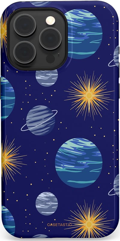 Casetastic Hoesje Geschikt voor Apple iPhone 15 Pro Max Magsafe - Stijlvolle Beschermende Duo-layer Case - Stralende ster