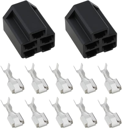 Dailygoods- Ontstekingssleutel set 2 stuks - Connector voor grasmaaier - 5-pins schakelaar - Compatibel met John Deere - Vervangt beschadigde componenten - Zorgt voor stabiele aansluiting