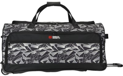 Enrico Benetti Santa Cruz Wieltas 75 cm - Reistas 101 Liter - Zwart-Grijs