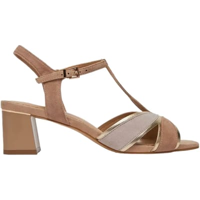 Dames suede haksandalen Lasocki