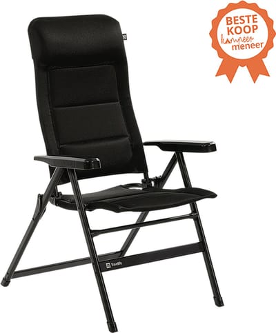 Campingstoel Barletta Comfort L - Campingklapstoel, verstelbaar, aluminium