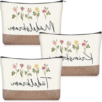 3-delige Kleine Make-up Tas en Toiletset met Rits - Ideaal voor Reizen, Organiseren en Dames Accessoires