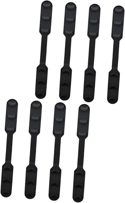 Masker Verlengstukken - Oorband Verlichters - Comfortabel Dragen - Verstelbaar Design - 8 Stuks - Zwart