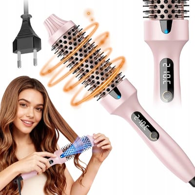 Haarstyler - 4-in-1 Stijltang - Infrarood & Ionische Technologie - 6 Temperatuurstanden - 160℃-210℃ - 65W Roze - Voor Alle Haartypes - Ideaal voor Drogen & Stylen