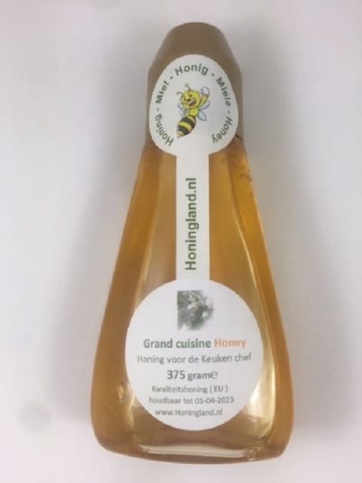 Honingland : Grand Cuisine Honey - Honing voor de Keuken chef, Miel pour le chef de Cuisine. 4 x 500 gram.
