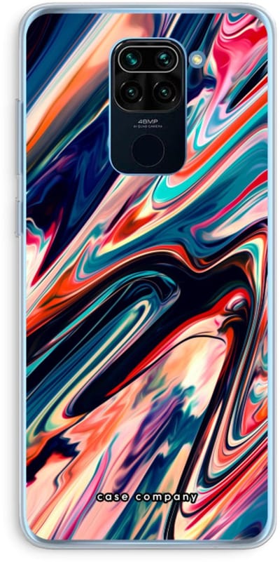 Case Company® - Hoesje geschikt voor Xiaomi Redmi Note 9 hoesje - Quantum Being - Soft Cover Telefoonhoesje - Bescherming aan alle Kanten en Schermrand
