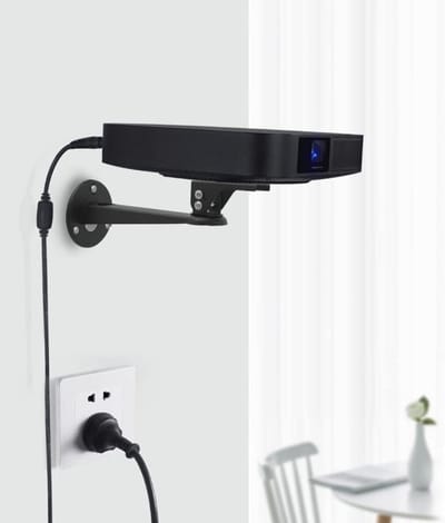 Universele Mini-Projector Wandhouder en Camera Montagebeugel - Verstelbaar voor Zwart