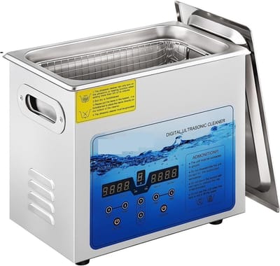 Ultrasone Reiniger - Schoonmaakapparaat - Diepe Reiniging - Verstelbare Frequentie - 3L Capaciteit - Zilver