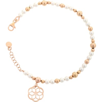 Orphelia 'Zahara' Dames 925 Sterling Zilveren Armband - Roze ZA-7182