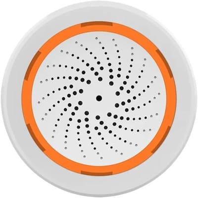 USB Siren Alarm, APP Alarm Notification, Smart Siren Alarm 90dB Sound Light Sensor Smart Alarm Siren App Remote Control Home Security System
