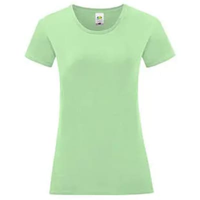 Dames-T-shirt Fruit of the Loom Iconic 150