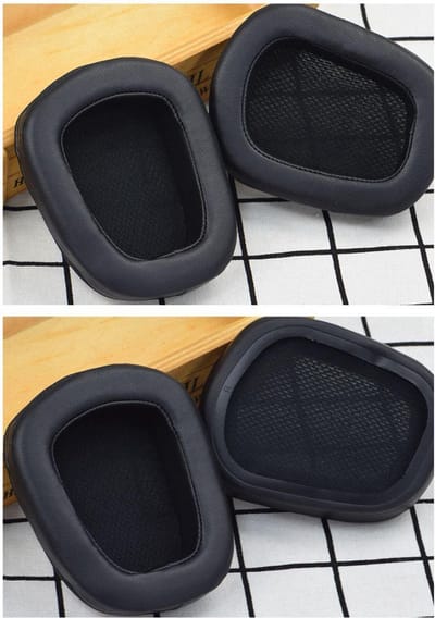 BukkitBow - Set Oorkussens voor Logitech Gaming Headset - Oorkussens Voor Logitech G332/G533/G633/G933/G935 - Koptelefoon Oorkussens / Ear Pads - Zwart
