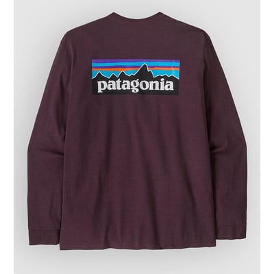 Patagonia P-6 Logo Responsibili Longsleeve rood