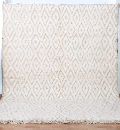 Handgeweven Berber Tapijt "Beni Ouarain" - 280 x 210 cm - Uniek en handgemaakt - Traditioneel Hoogpolig Vloerkleed