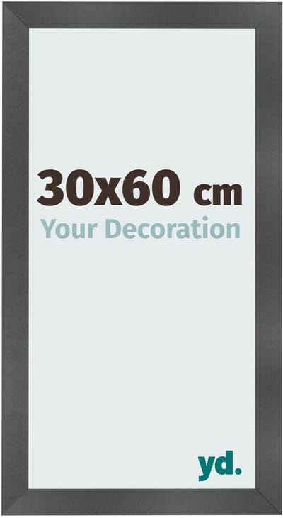 Your Decoration - Fotolijst 30x60 cm - MDF - Zwart Mat - Pisa