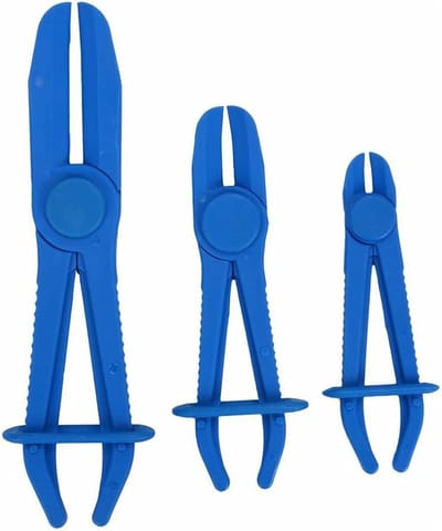 Hoesklemmen Pliers Set voor Flexibele Slangen zoals Remslangen, Brandstofslangen en Koelslangen - 3 Stuks Professionele Gereedschapset