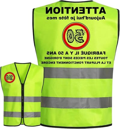 Cadeau voor 40/50/60/70 Jaar voor Mannen en Vrouwen, Grappig Verjaardagscadeau, Verjaardagsvest en Geschenkidee