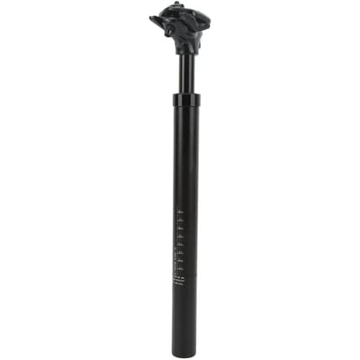 400mm Fiets Zadelpen Aluminiumlegering 30.9mm Diameter CNC Gefreesde Fiets Verende Zadelpen voor Rijden Vervanging black