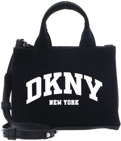 DKNY handtas schoudertas Hadlee Mini Crossbody Black / Silver zwart