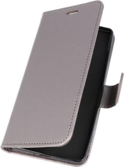 Grijs Wallet Case Hoesje voor Sony Xperia XZ2