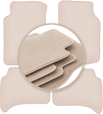 PREMIUM beige matten voor: Kia Sportage I SUV 1995-2004