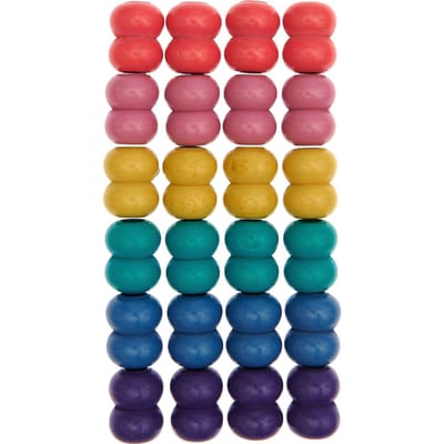 Rico Design Made by Me Macramé kralen "Regenboogkleuren"