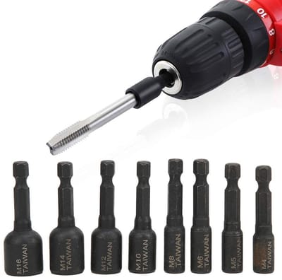 Dailygoods - Vrouwelijke Socket Boor - Vierkante Gat Tap Socket - Gelegeerd Staal - Handig voor DIY - Ideaal voor Auto Reparatie - Geschikt voor Diver...