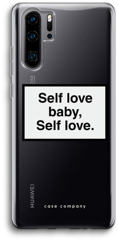 Case Company® - Hoesje geschikt voor Huawei P30 Pro hoesje - Self love - Soft Cover Telefoonhoesje - Bescherming aan alle Kanten en Schermrand