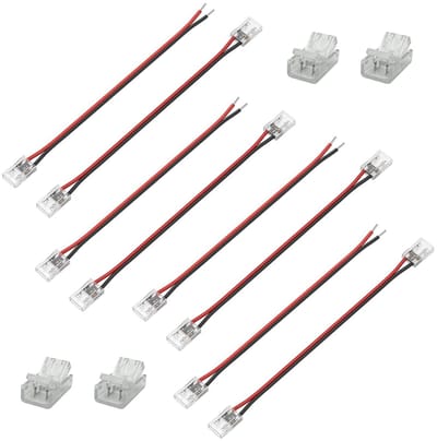 Onf3 - 2-polige ledstrip-connectoren - 12 stuks - Eenvoudig te